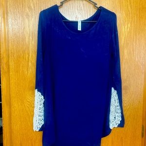 Vanilla Bay Lacy Long Sleeved Blouse